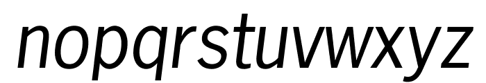 News Gothic Std Oblique Font LOWERCASE