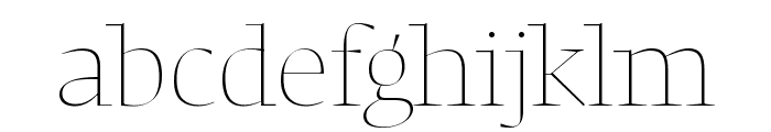 NewsSerif Huge Variable Hairline Font LOWERCASE