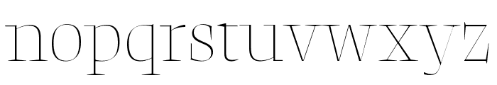 NewsSerif Huge Variable Hairline Font LOWERCASE