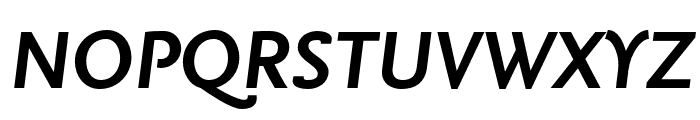 Nexus Sans Pro Bold Italic Font UPPERCASE