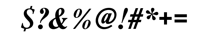 Nimbus Roman D Bold Italic Font OTHER CHARS
