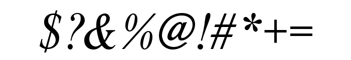 Nimbus Roman D Regular Italic Font OTHER CHARS