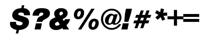 Nimbus Sans Round Black Italic Font OTHER CHARS