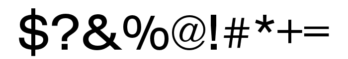 Nimbus Sans Round Medium Italic Font OTHER CHARS