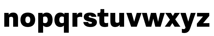 Nitti Grotesk Black Font LOWERCASE