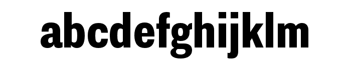 Nitti Grotesk Condensed ExtraBold Font LOWERCASE