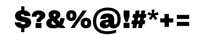 Nitti Grotesk ExtraBlack Font OTHER CHARS
