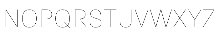 Nitti Grotesk ExtraLight Font UPPERCASE