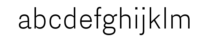 Nitti Grotesk Light Font LOWERCASE