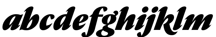 Nocturne Serif ExtraBold Italic Font LOWERCASE