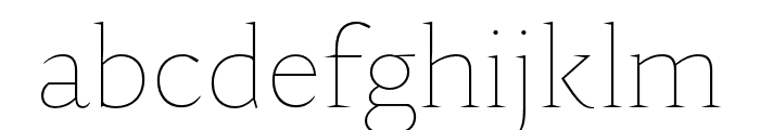 Nocturne Serif ExtraThin Font LOWERCASE