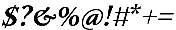 Nocturne Serif SemiBold Italic Font OTHER CHARS