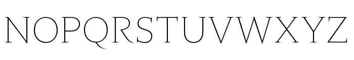 Nocturne Serif Thin Font UPPERCASE