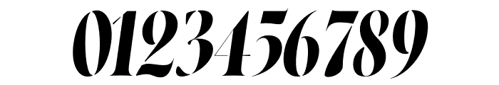Norman Stencil Fat Italic Font OTHER CHARS