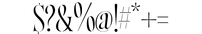 Norman Stencil Regular Font OTHER CHARS