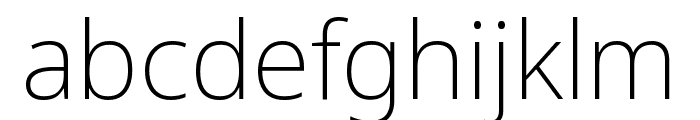 Noto Sans Armenian Extra Light Font LOWERCASE