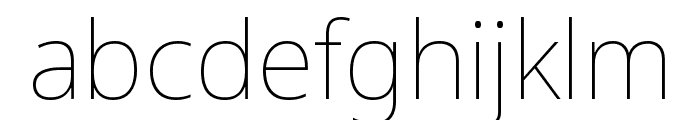 Noto Sans Armenian Thin Font LOWERCASE