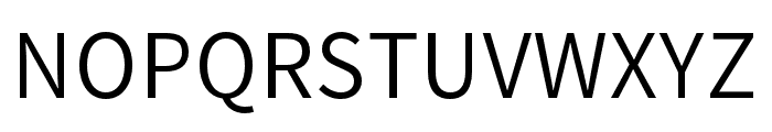Noto Sans CJK JP DemiLight Font UPPERCASE