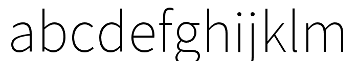 Noto Sans CJK JP Thin Font LOWERCASE