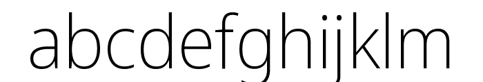 Noto Sans Display Condensed ExtraLight Font LOWERCASE