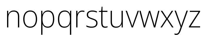 Noto Sans Display SemiCondensed ExtraLight Font LOWERCASE