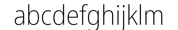 Noto Sans Georgian Condensed ExtraLight Font LOWERCASE