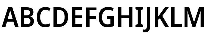 Noto Sans Georgian Condensed SemiBold Font UPPERCASE