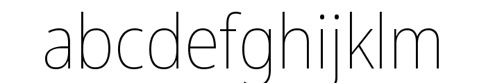 Noto Sans Georgian Condensed Thin Font LOWERCASE