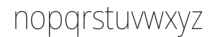 Noto Sans Georgian Condensed Thin Font LOWERCASE