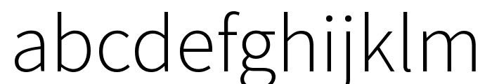 Noto Sans Hk Extra Light Font LOWERCASE