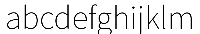 Noto Sans Hk Thin Font LOWERCASE