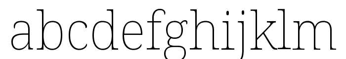 Noto Serif Armenian Thin Font LOWERCASE