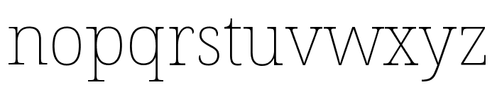 Noto Serif Armenian Thin Font LOWERCASE