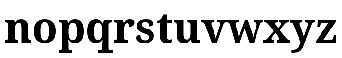 Noto Serif Condensed Bold Font LOWERCASE