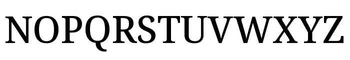 Noto Serif Condensed Medium Font UPPERCASE