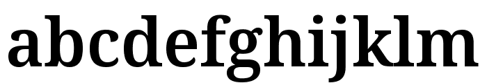Noto Serif Condensed SemiBold Font LOWERCASE