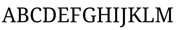 Noto Serif Condensed Font UPPERCASE