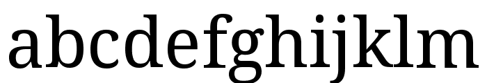 Noto Serif Condensed Font LOWERCASE