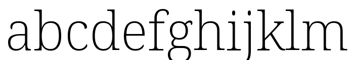 Noto Serif Devanagari Extra Light Font LOWERCASE