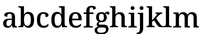 Noto Serif ExtraCondensed Medium Font LOWERCASE