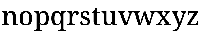 Noto Serif ExtraCondensed Medium Font LOWERCASE