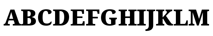 Noto Serif Georgian Black Font UPPERCASE