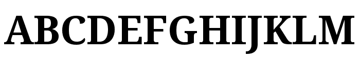 Noto Serif Georgian Bold Font UPPERCASE