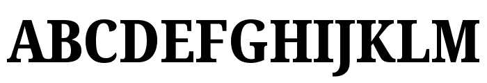 Noto Serif Georgian Condensed ExtraBold Font UPPERCASE