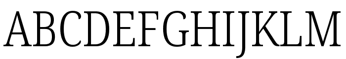 Noto Serif Georgian Condensed Light Font UPPERCASE