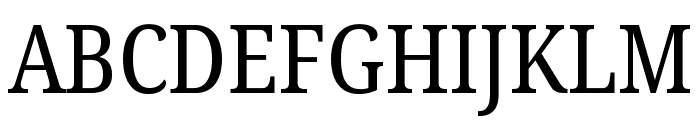 Noto Serif Georgian Condensed Regular Font UPPERCASE