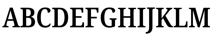 Noto Serif Georgian Condensed SemiBold Font UPPERCASE