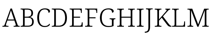 Noto Serif Georgian Light Font UPPERCASE