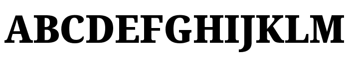 Noto Serif Georgian SemiCondensed Black Font UPPERCASE