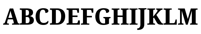 Noto Serif Georgian SemiCondensed ExtraBold Font UPPERCASE